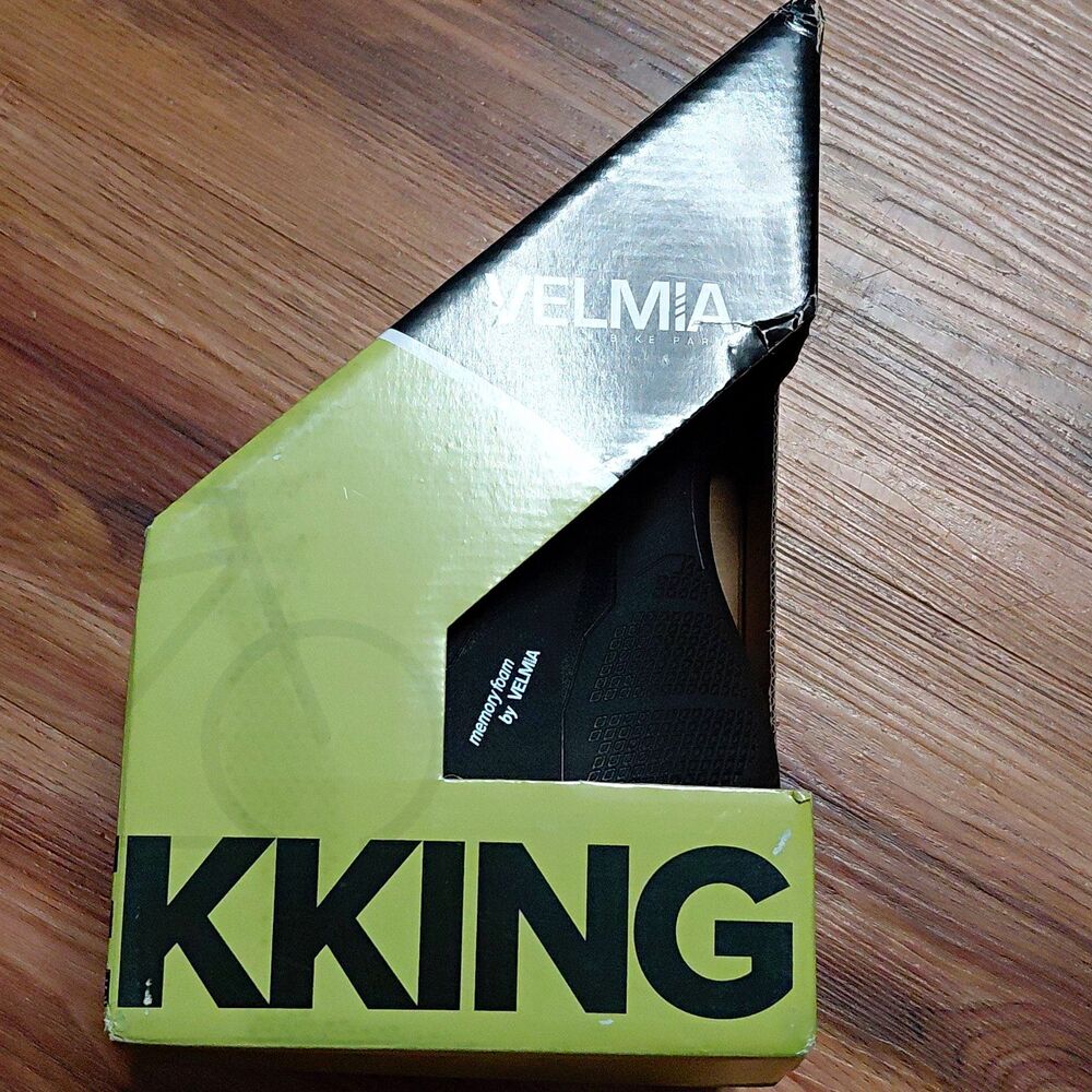 VELMIA KKING Bicycle Saddle/Seat Memory Foam Black Universal Fit